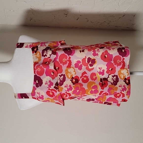 Cabi Footloose Cami Tank Top Floral Sleeveless Ruffle Neckline Flowy XS - Picture 2 of 10